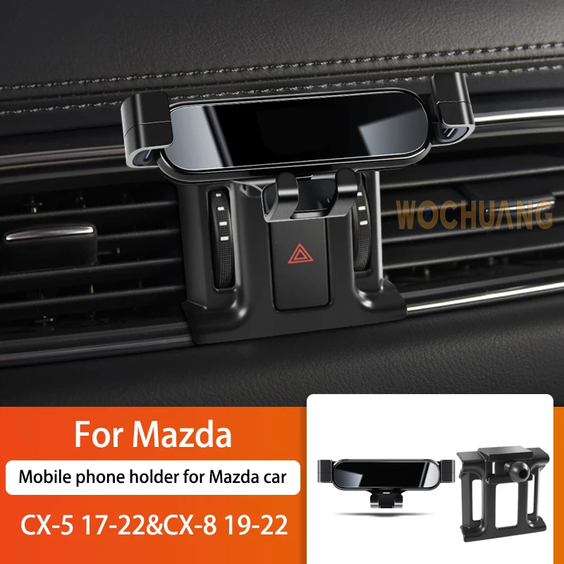 

Car Mobile Phone Holder For Mazda CX-5 CX8 17-2022 360 Degree Rotating GPS Special Mount Support Navigation Bracket Accessories