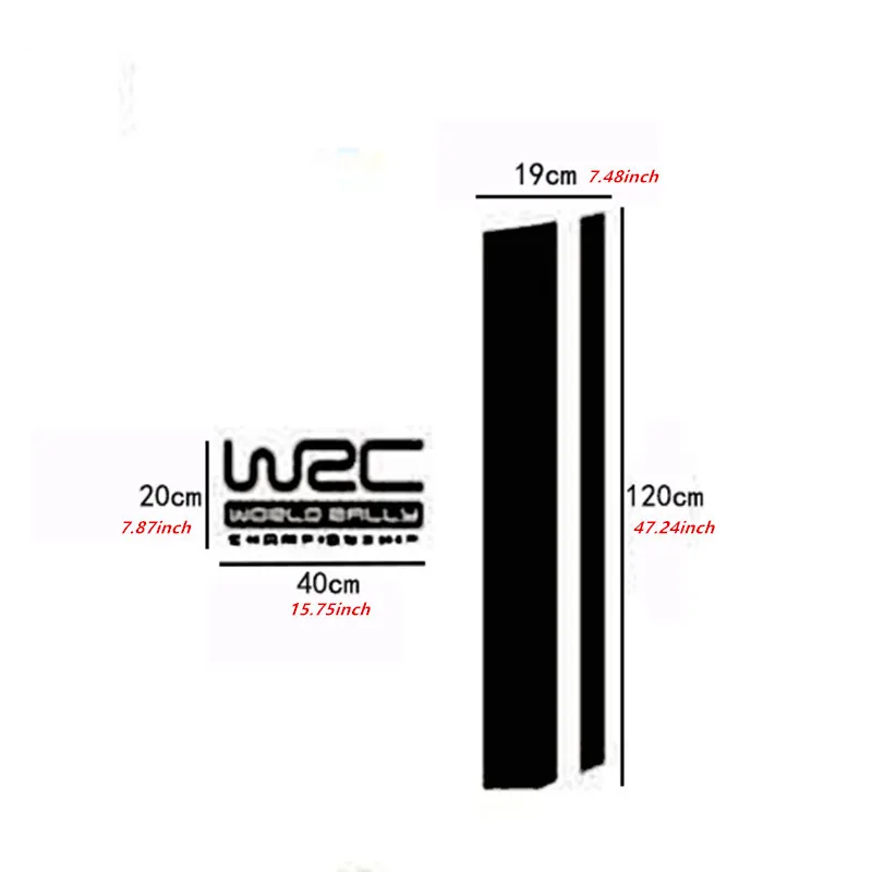 Waterproof Stripe Car Body Sticker 5