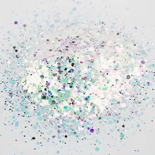 

50g/Bag Mixed Chameleon Hexagon Nail Art Glitter Ultra-thin Pudgy Sparkly Sequins Holographic Shiny Flake Manicure Decoration L8