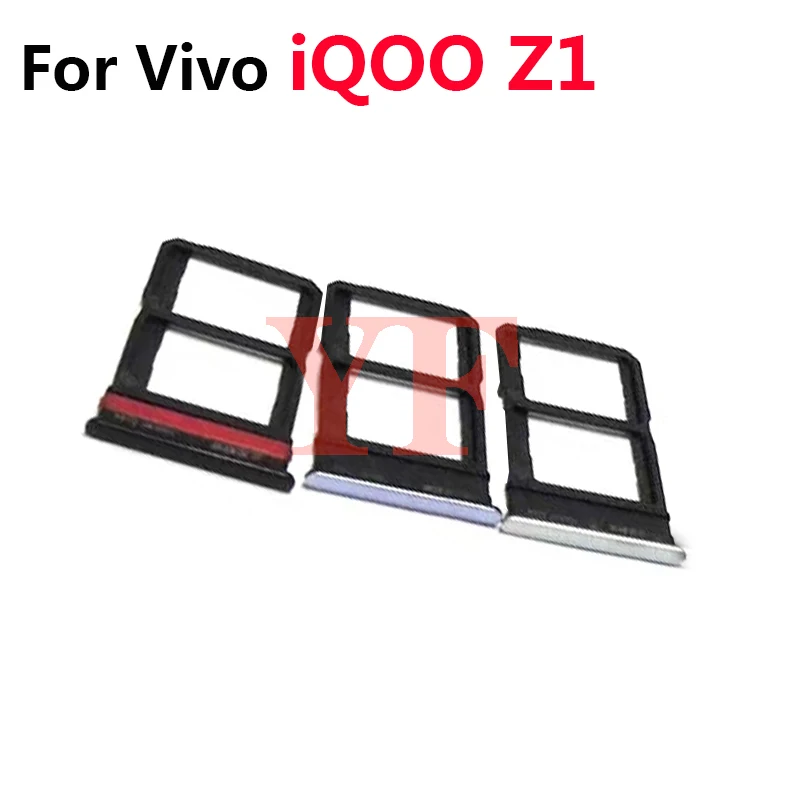 SIM Card Tray For Vivo iQOO Z1 Z1X Z3 SIM Card Tray Holder Card