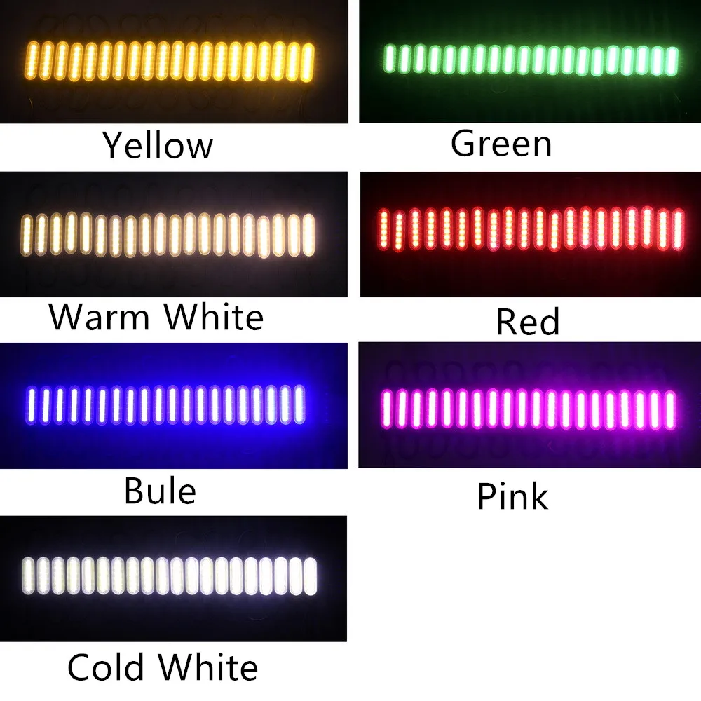 Injection with lens COB LED module waterproof LED back light backlight DC12V 2W IP68 10pcs/lot led modules for sign channel letter