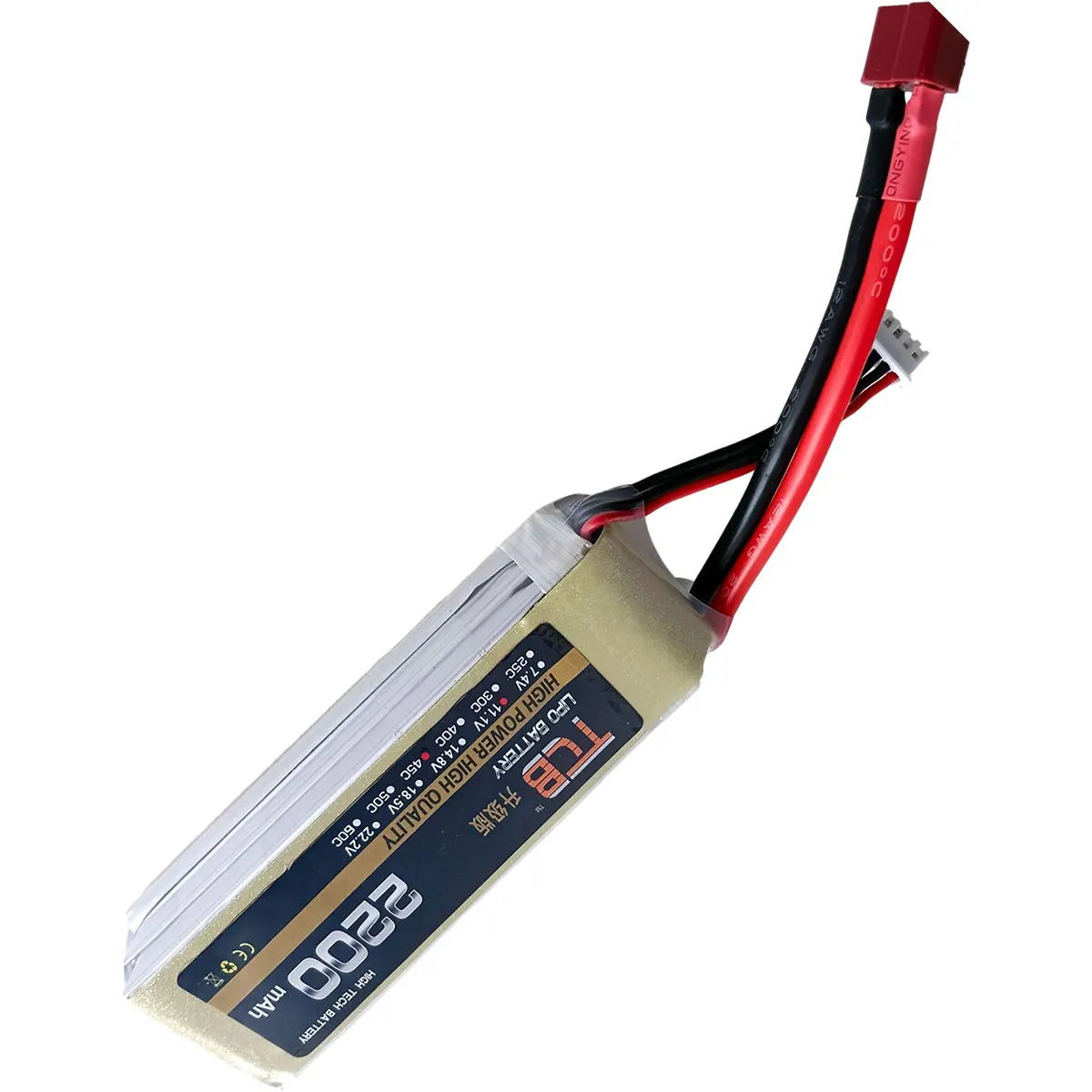 

2200mAh 45C 2S7.4V 3S11.1V 4S14.8V 5S18.5V 6S22.2V Upgrade LiPo Battery T-plug