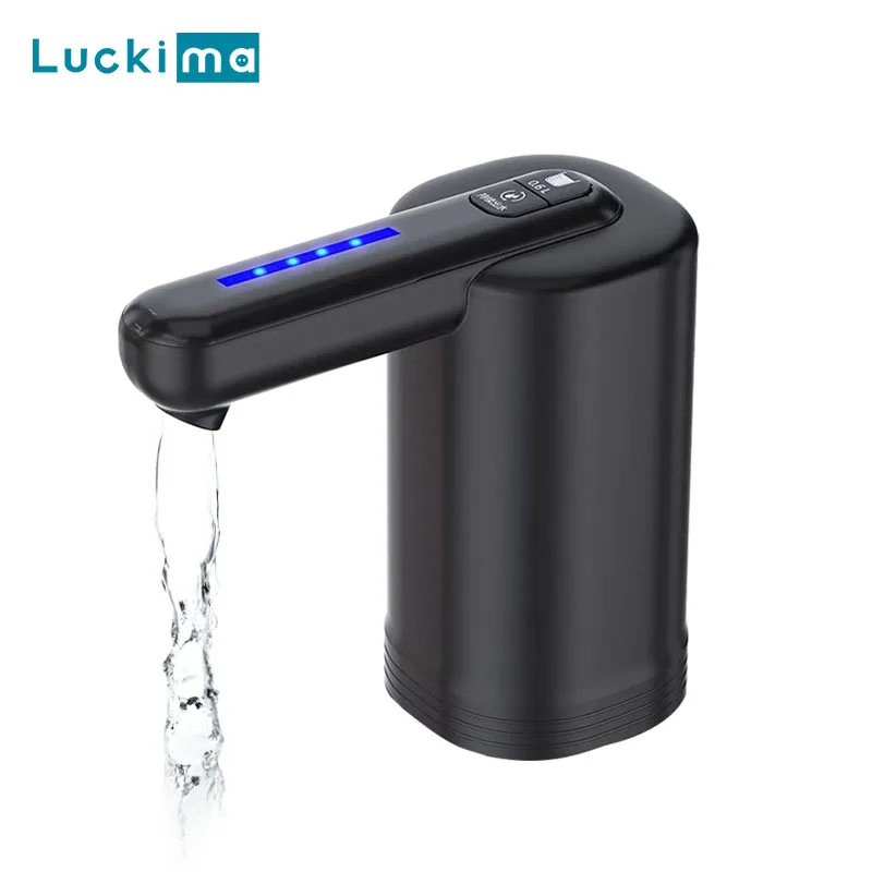 Bomba de Garrafa de Água Elétrica Dispensador Portátil Carregamento Usb Casa Escritório Acampamento ao ar Livre Galão Bomba de Água Potável