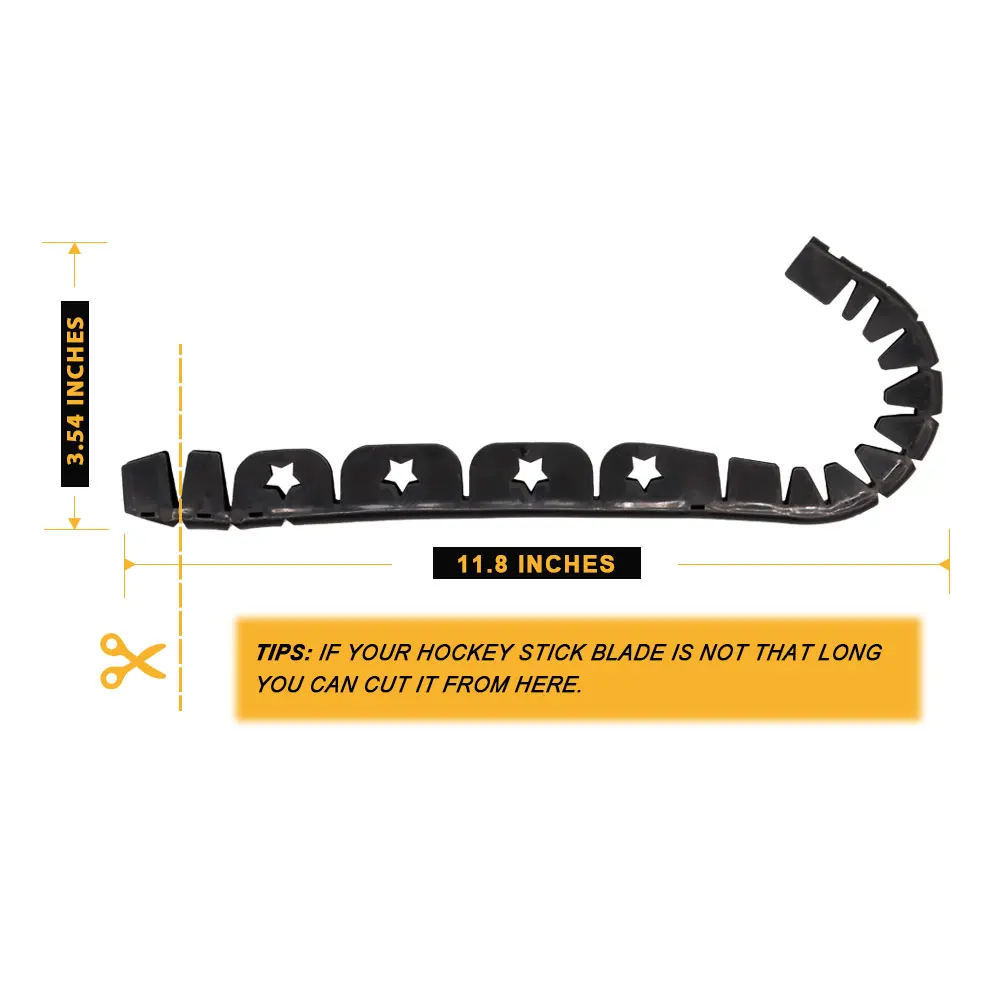 Hockey Stick Blade Protector Hockey Accessories PP Material for Ice Training Practice Equipment