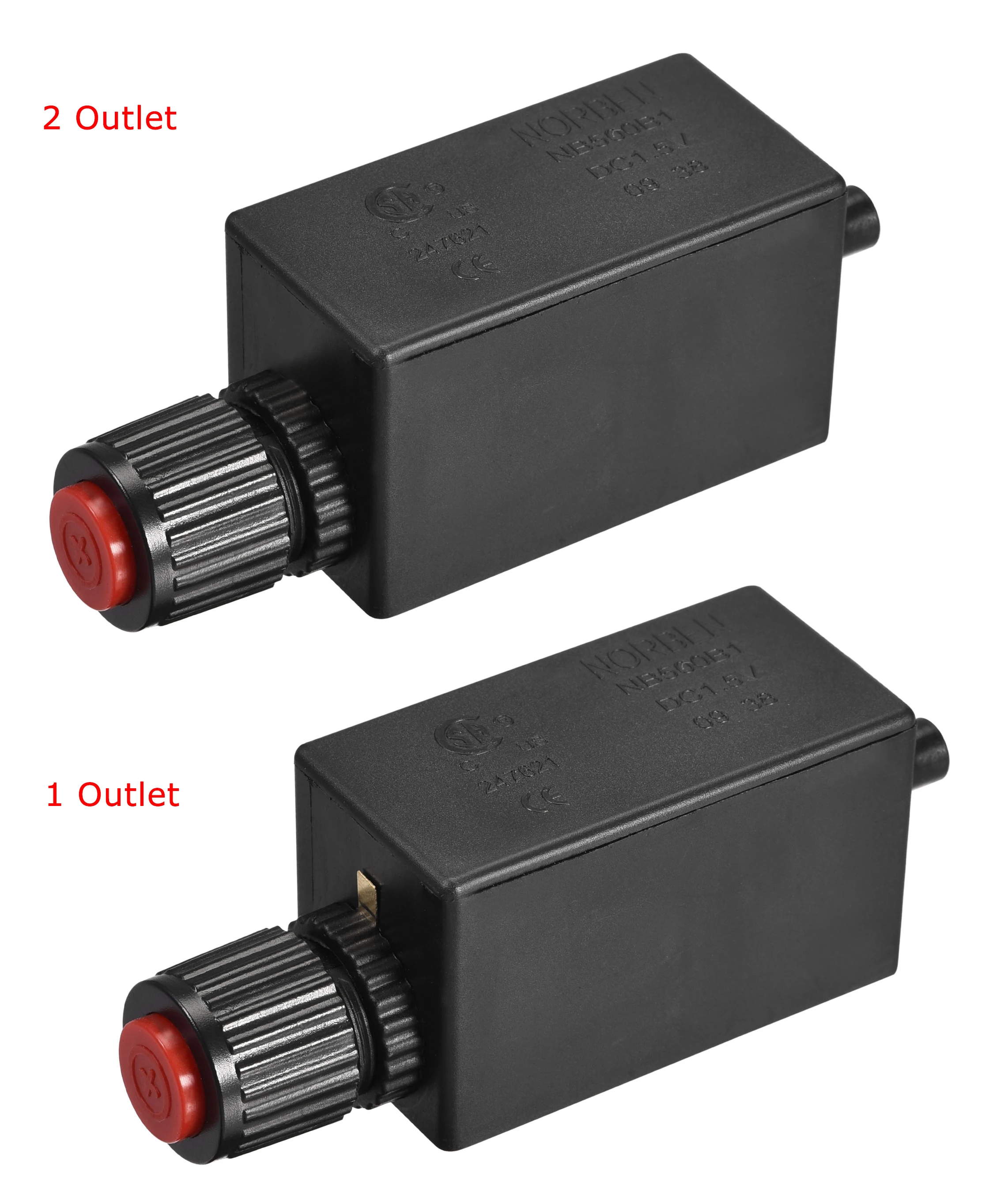 

2Pcs Spark Generator 1 2 Outlet BBQ Gas Grill Replacement AA Igniter Push Button Igniter Electronic Ignition Module Replacement