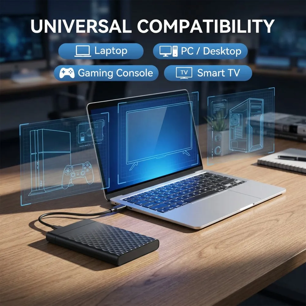 티쉬릭 2.5인치 SSD HDD 인클로저 SATA-USB 3.0 모바일 외장 하드 드라이브 케이스 6Gbps 속도 SATA SSD HDD 스토리지 하드 디스크 박스