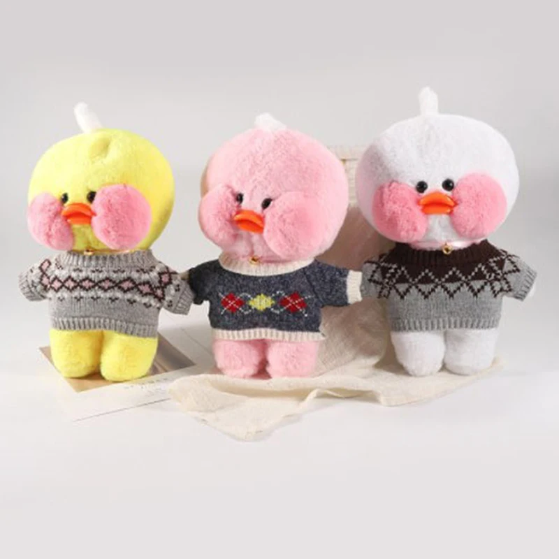 30Cm Mimi Yellow Duck Plush Toy Clothes Cute Without Plush Dolls Soft Dolls