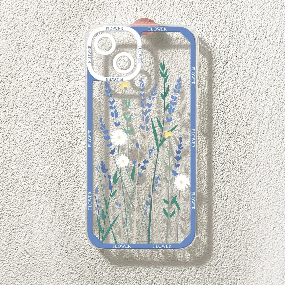 thumbnail image 1 of Daisy Flowers Phone Case for IPhone 11 Case IPhone 12 13 14 15 Pro Max XS XR X 7 8 15 Plus SE Colorful Love Heart Cover Fundas, 1 of 5