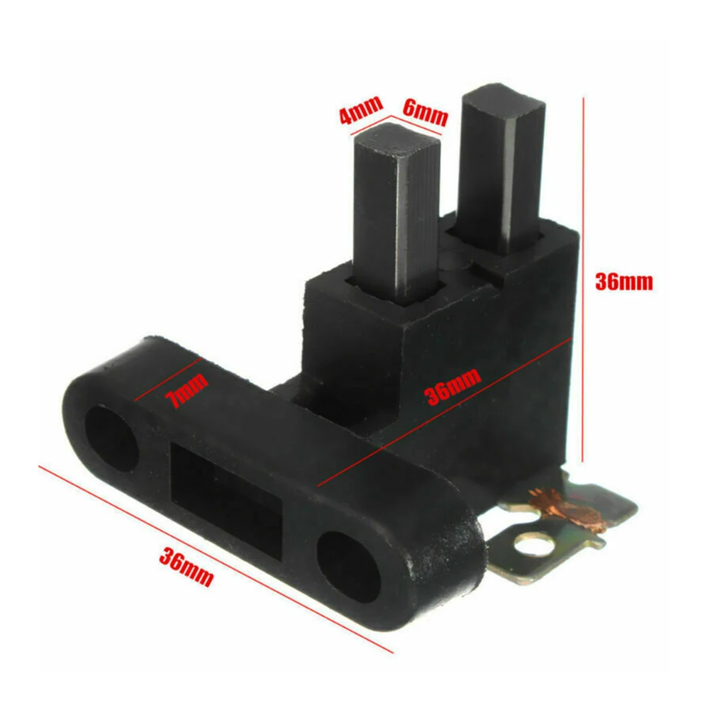 Description Picture 5 of item1pcs Carbon Brush Assembly For 2kw-7kw Gasoline Generator Accessories 1/4" Bolt Holes Universal Generator Head Generator Parts