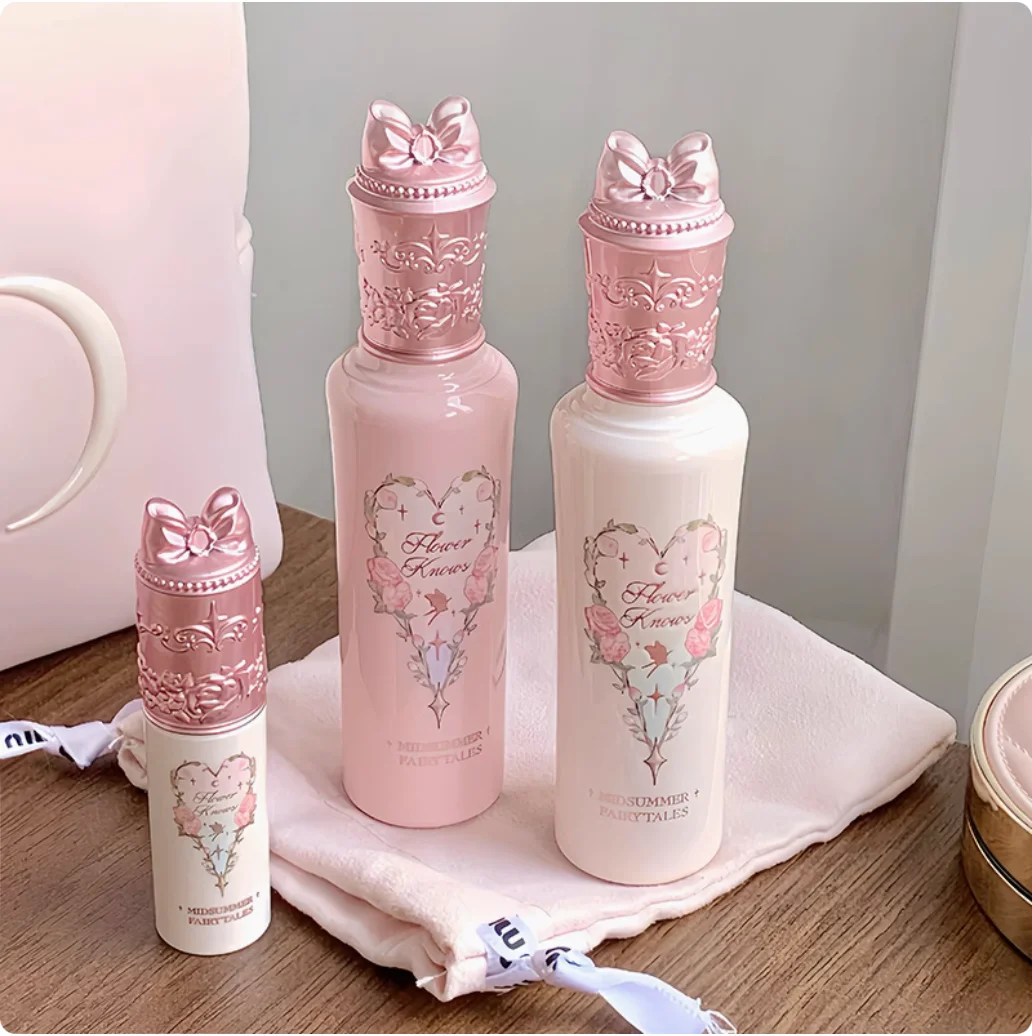 Flower Knows Liquid Concealer Highlighter and Cute Mini Size Midsummer Fairytales Collection High Coverage Brightening liquid concealer makeup concealer face concealer
