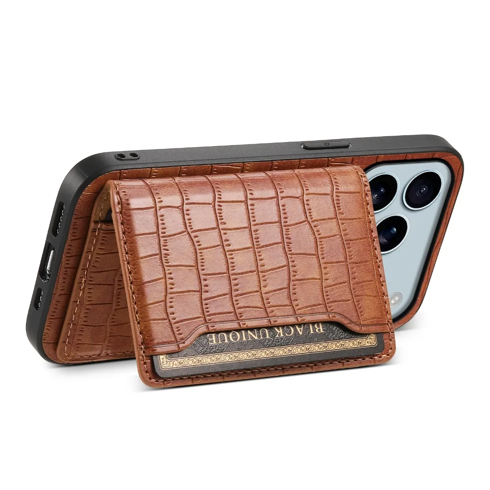 Versatile Leather Case: Wallet, Stand & Protector