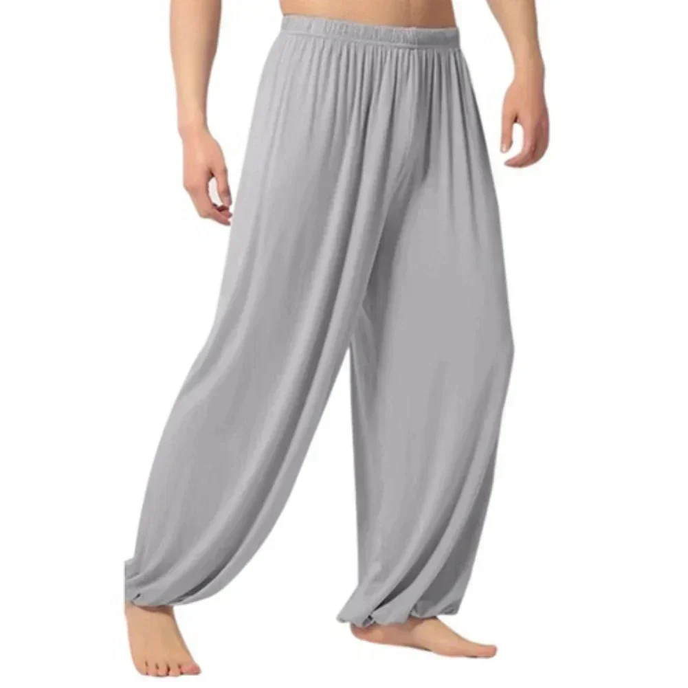 

Pants Loose Trousers Dance Solid Trendy Harem Color Men's Yoga Belly Sweatpants Clothing Baggy Casual Slacks