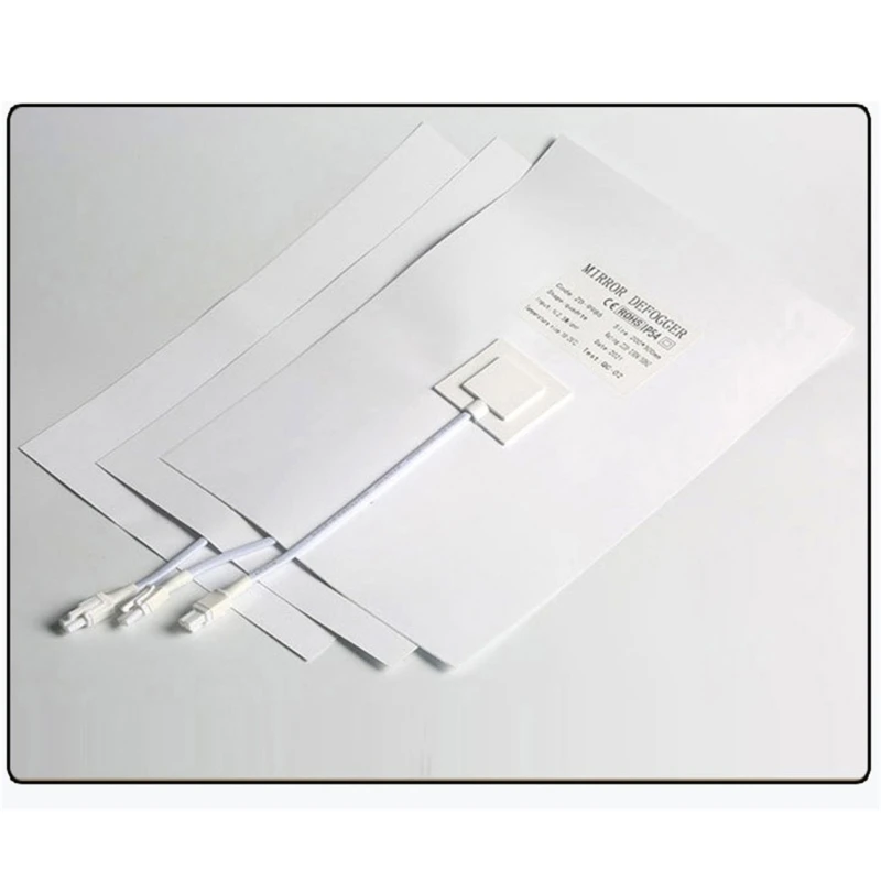 Electric Glass Defoggers 220V Anti Fog Film Fog Resistant Heating Pad Glasses Defogging Film Keep Your Reflection Clear Dropship 5