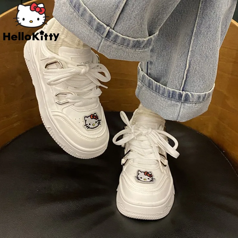 Sanrio Hello Kitty 2023 Nuove Sneakers Campus Casual Fashion Scarpe Vulcanizzate Da Donna Sneakers Da Donna Di Alto Valore Sneakers Da Studente