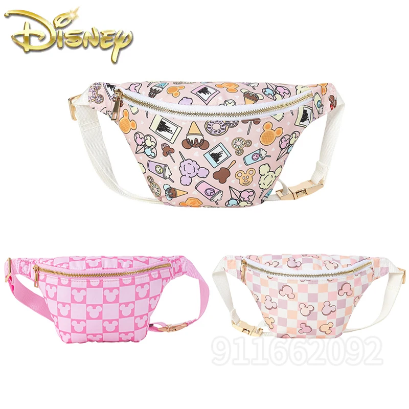 Disney Mickey Women's Waist Bag Messenger Bag Cartoon Cute