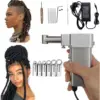 Dreadlock Crochet Braids Hair Making Machine with 20 Automatic Needles - Electric Portable DIY Dreadlocks Maker for Extensions 1