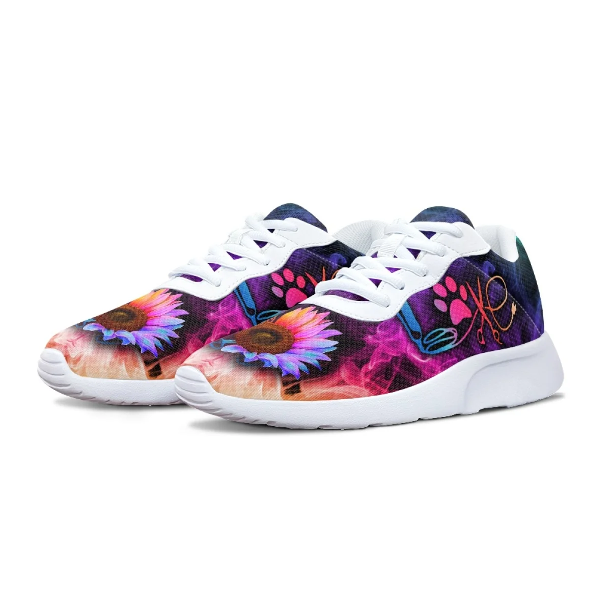 New Dog Groomer Print Women's Soft Sneakers Wear-resistant Cozy Outdoor Running Shoes Lightweight Breathable Walking Shoe Adult