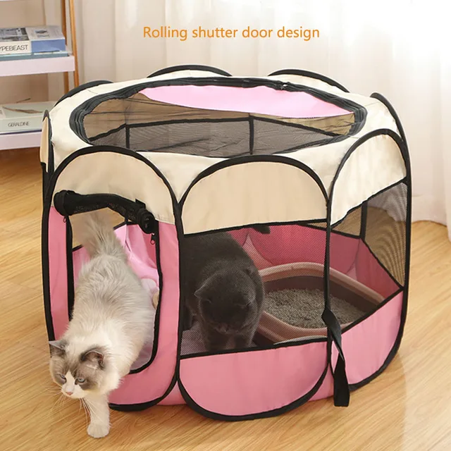 Foldable Pet Playpen Tent 3