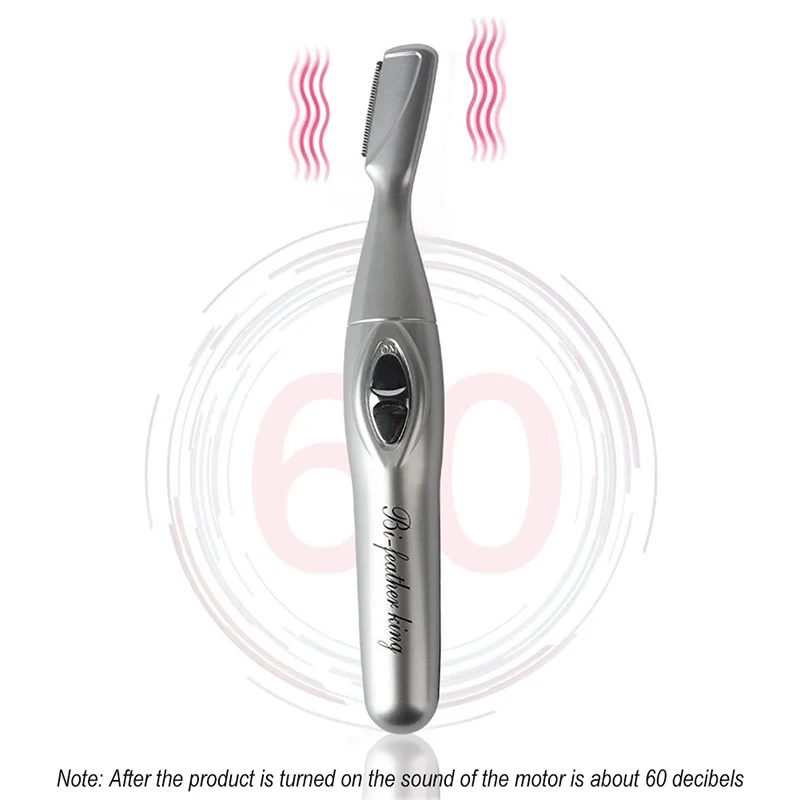 Electric Eyebrow Trimmer Men's And Women's Automatic Eyebrow Trimmer Portable Hair Removal Beauty Beginner Beauty Tool