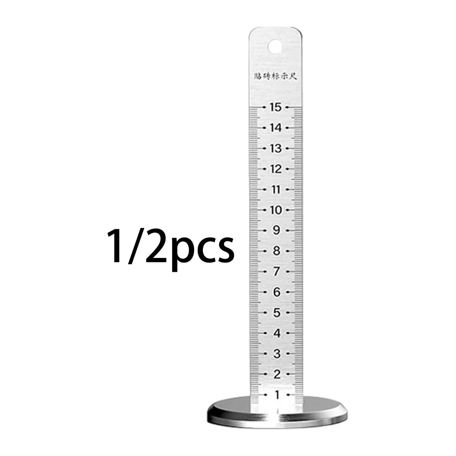 동일한 높이의 줄자 타일 레이아웃 수평계 게이지 안정적인 베이스 경사계