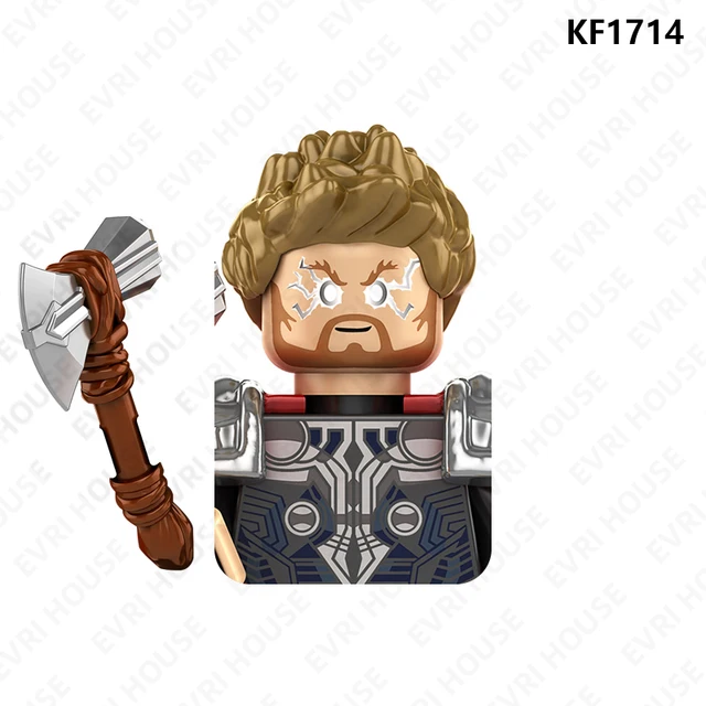 Superhero Thor Jane Foster Action Figures Odin Hela Mini Bricks Disney Building Blocks Toys for Children KF1714