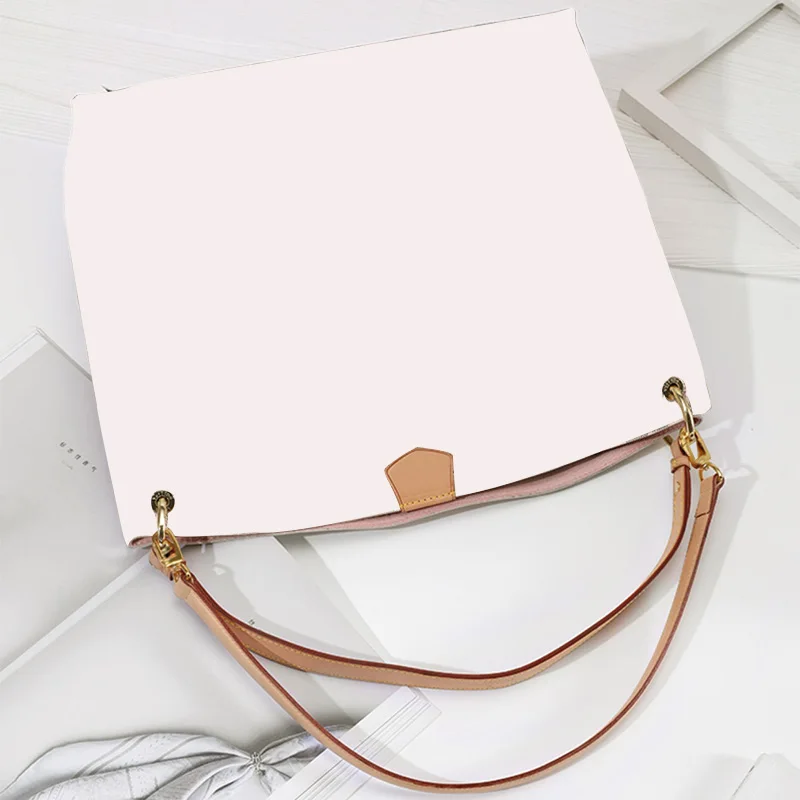 TINBERON Luxury Design Bag Strap For Underarm Tote Bag Handbags Handle Shoulder Bag Strap Vachetta Leather Strap Bag Accessories
