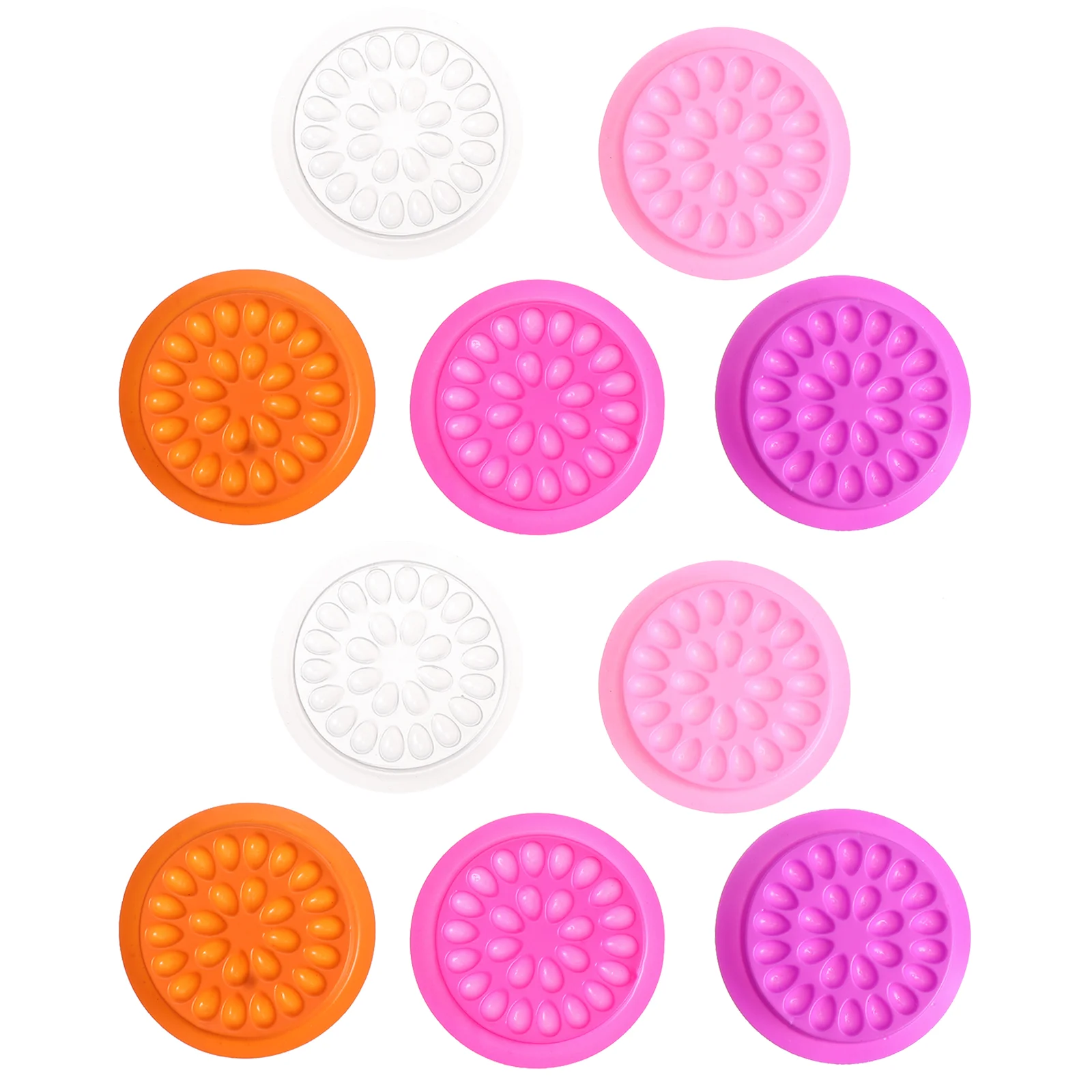 

100pcs Disposable Grafting Eyelash Glue Tray False Lash Extension Accessory