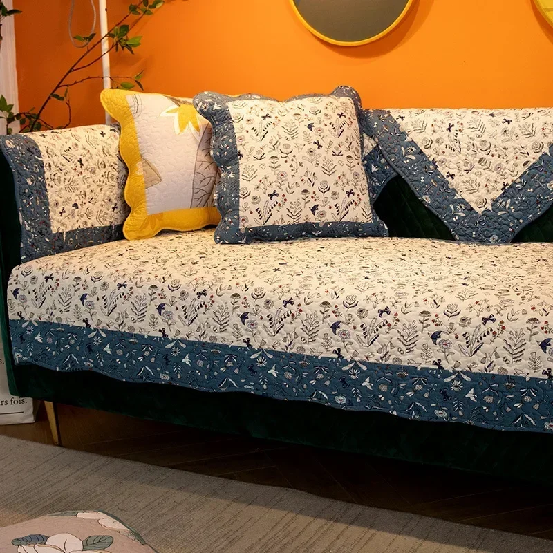 Autumn Sofa Cover Towel Modern Non-slip Bohemia Couch Seat Cushion Corner Towel Mats Floral Geometric Stripe Sofa Covers 1pcs 4