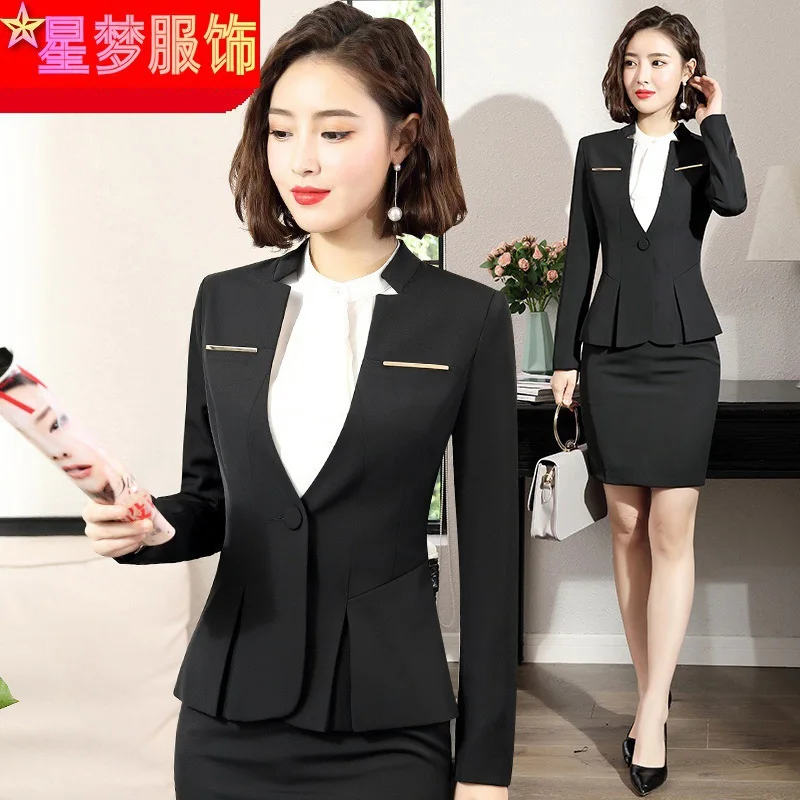 937 Business Wear Women's Fashion New Blazer Ol Korean Style Elegant Slim Fit Women's Pants Suit Work Clothes Formal Wear