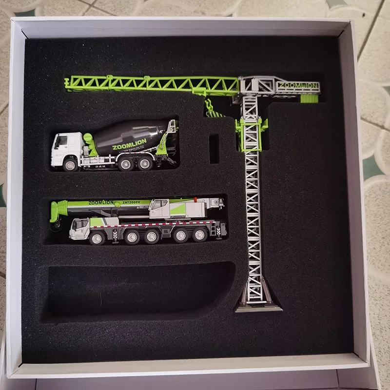 こっこ Diecast Alloy 1:120 Scale ZOOMLION Concrete Pump Excavator