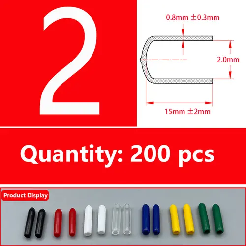 Rubber Cap Sleeve Soft Elasticity Silicone Protective Cover  Sealing Plug Thread Protection Sleeve Black Red White Blue 1.5-24mm - Image 35