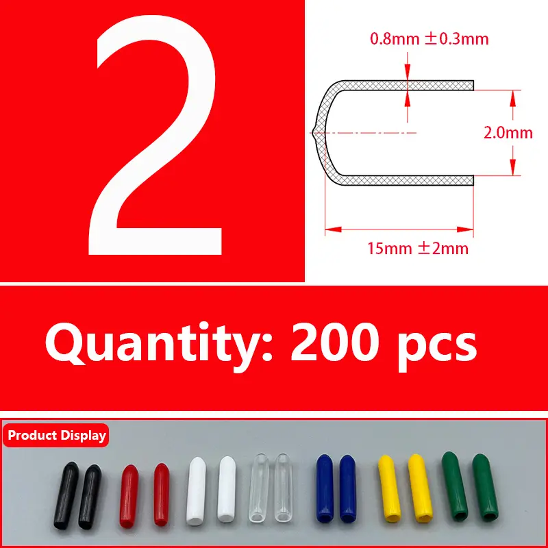 Rubber Cap Sleeve Soft Elasticity Silicone Protective Cover  Sealing Plug Thread Protection Sleeve Black Red White Blue 1.5-24mm - Image 35