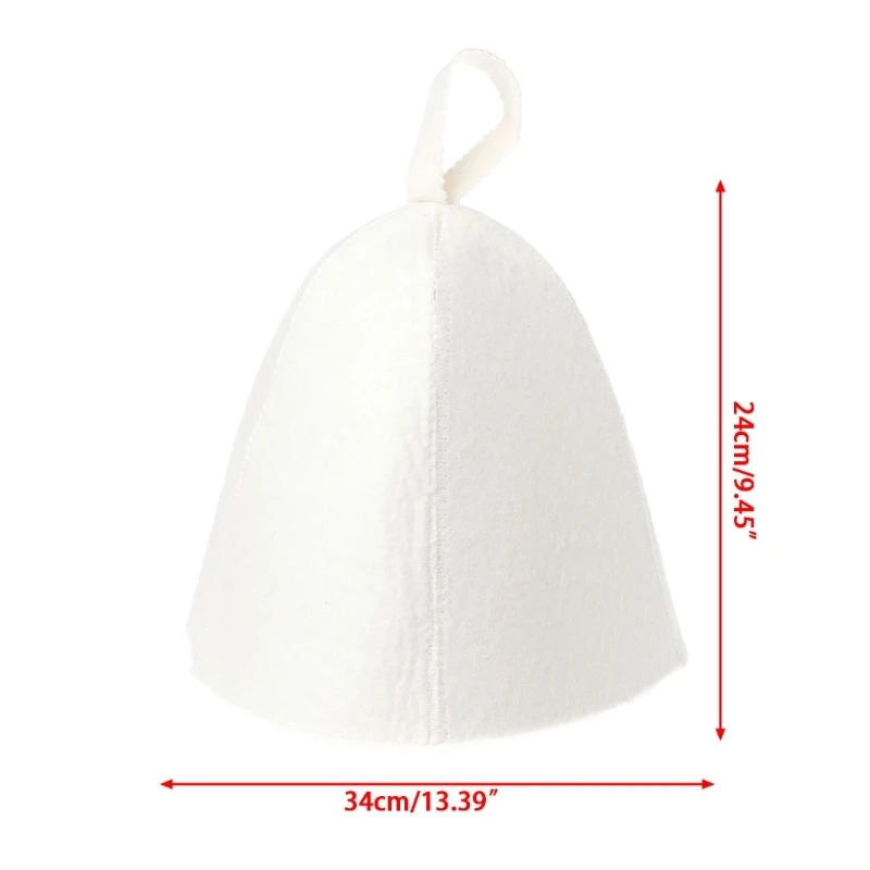 

Wool Felt Sauna Hat Wall Hanging Lightweight Reusable Shower New Dropship