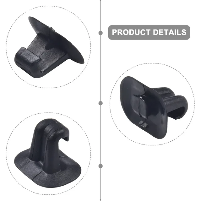 Car Sun Blind Hook Sun Blind Hook Retainer Clip Sun Blind Hook Windshield Pillar Trim 2004-2019 None New Practical 4