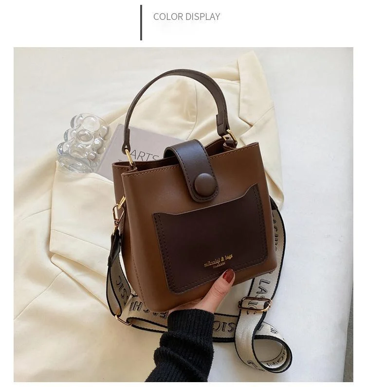 2024 neue Mode Tasche Trend In diesem Jahr Frühling Mode Handheld Eine Schulter frauen Tasche Umhängetasche Vielseitig Retro Eimer Tasche_voghion.com