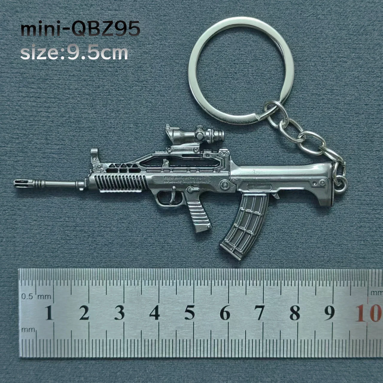 ミニキーホルダーペンダントピースエリート 98 k 合金銃モデル PUBG