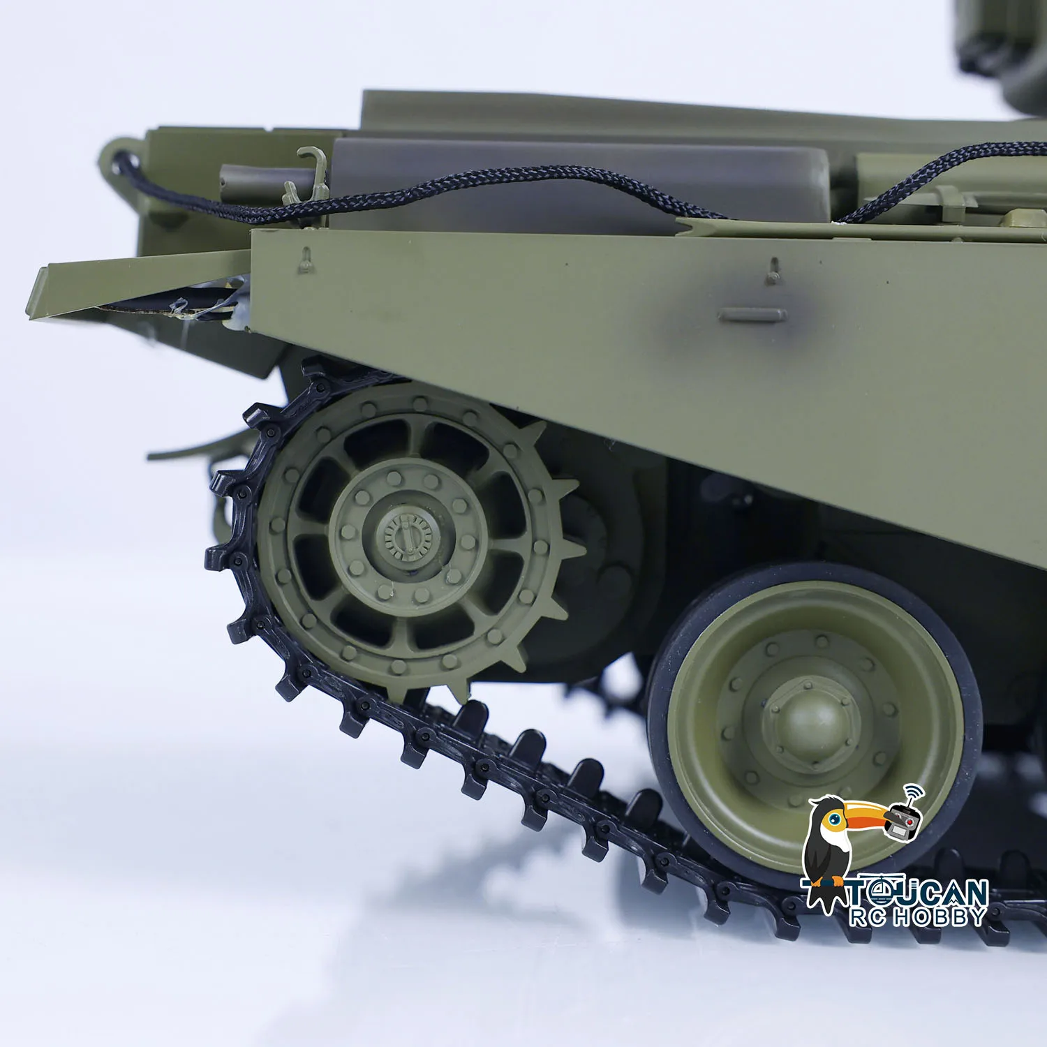 Tongde 1/16 RC Infrared Battle Tank Model Centurion MK5 Electric Tanks Combat System Smoking Battery Light Sound RC Toy TH23297 6