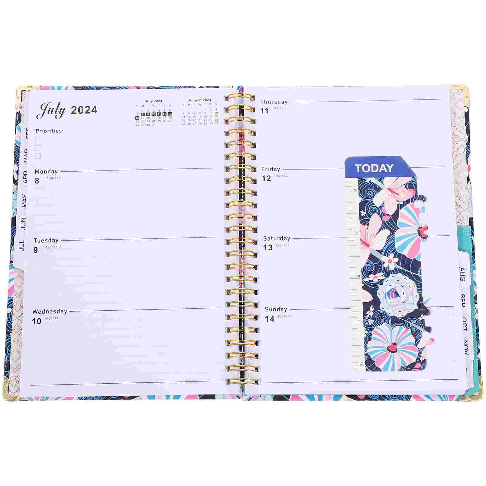 

Calendars Notebook Teacher Planner 2024 Academic Year Household Portable Organizer Work