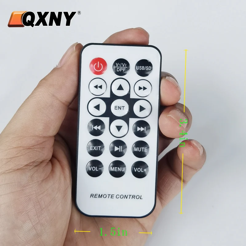 Vehicle Wireless 18 Keys Card Infrared Remote Control For Car Monitor 7