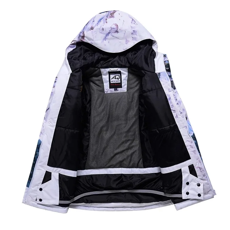 -30 Degree Thick Warm Women's Ski Suit Outdoor Ski Clothing Windproof Waterproof Snowboard Suit Snow Pants Winter Female Jacket