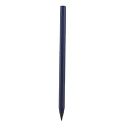 All - Metal Eternal Pencil with HB Lead Core for Unlimited Writing - Innovative Stationery (1pc deep blue pen)