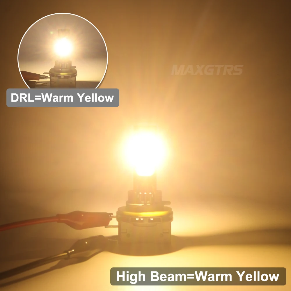 Premium LED Headlight Bulbs - High Low Beam & Daytime Running Lights (DRL)