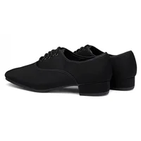 USHINE Men's Ballroom Dance Shoes Latin Tango Morden Rumba Social Dance Shoes Low Heel 2