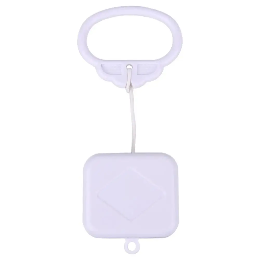 Creative Simple Pull Ring Music Box ABS Mini Eight-tone Ring Rope White DIY Baby Toy Bed Ringtone
