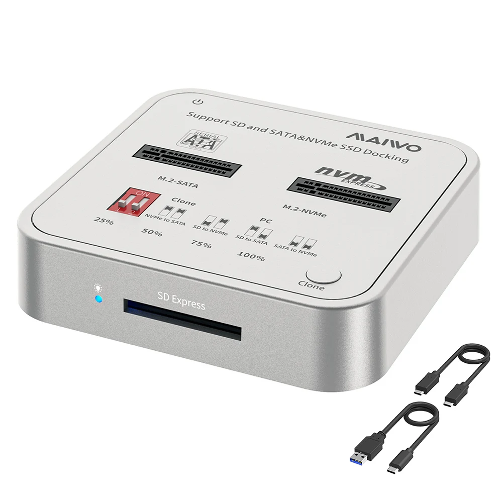 USB C SSD   Ŭ, SD ͽ ī ̽   Ŭ, M.2 SATA/NVMe ŷ ̼, 10Gbps