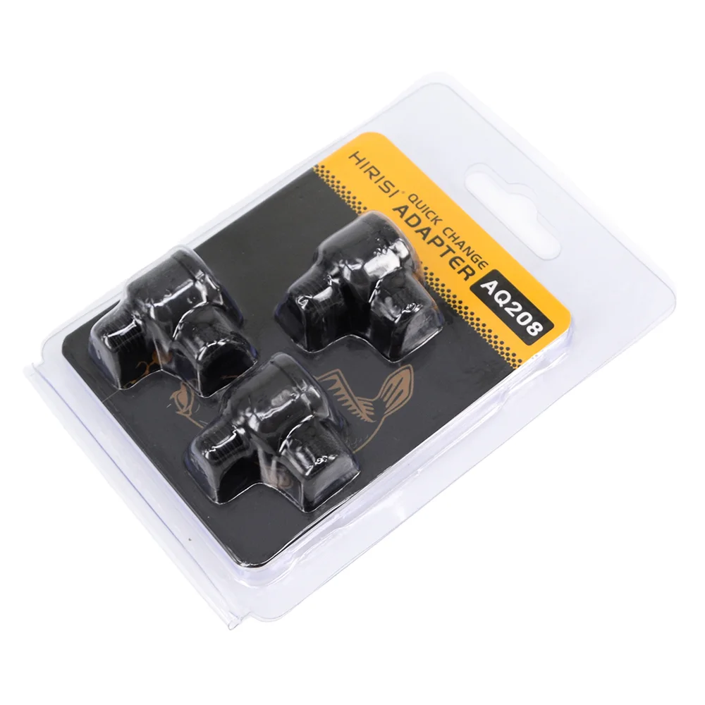 Hirisi Aluminium Karpfen Angeln Schnell Ändern Stecker Angelrute Halterung M3/8 Gewinde Schnell Release Adapter für Biss Alarm AQ208 – Detail 9