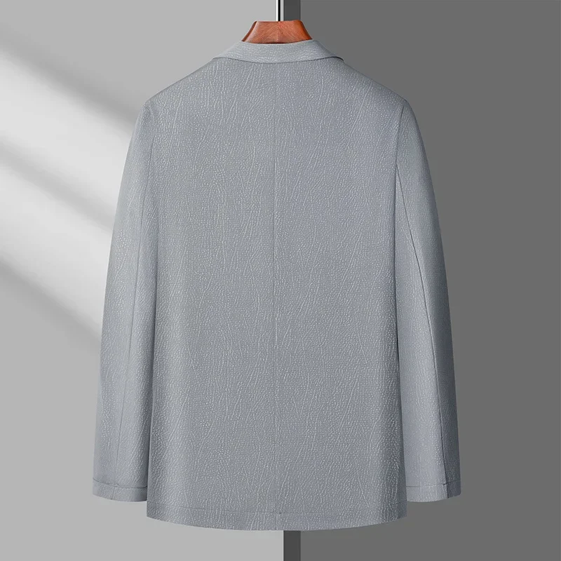 초대형 용수철 얇은 남성용 통기성 탄성 캐주얼 세트 재킷, 플러스 사이즈 LXL-3XL4XL5XL6XL7XL8XL, 여름 패션, 신상