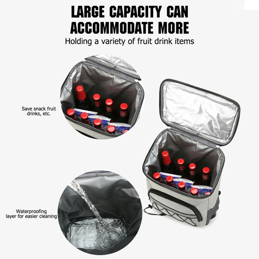 Cooler Backpack Leak Proof Insulated Lunch Backpack for Women Men Beach Camping Picnic Fishing Hiking