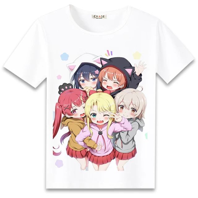 Unisex Anime Cos Watashi ni Tenshi ga Maiorita Hana Shirosaki Cotton Casual  Short T-Shirt Tee Tshirt - AliExpress