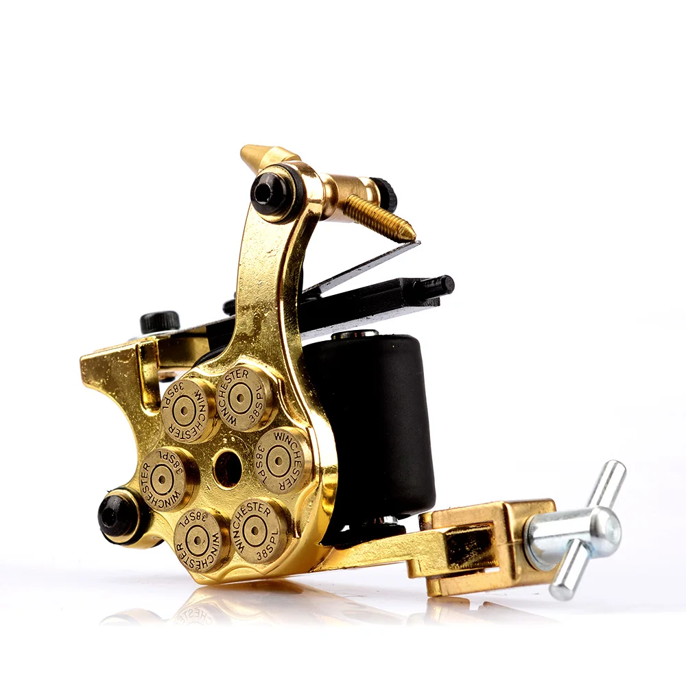 Tattoo Supplies Beginner Tattoo Machine Gun 10/8 Wraps Coil Tattoo Machine For Permanent Body Art Gun For Liner And Shader tattoo supplies